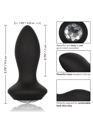 Jouet anal CalExotics Vibrating Petite Crystal Probe