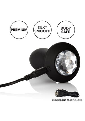 Jouet anal CalExotics Vibrating Petite Crystal Probe