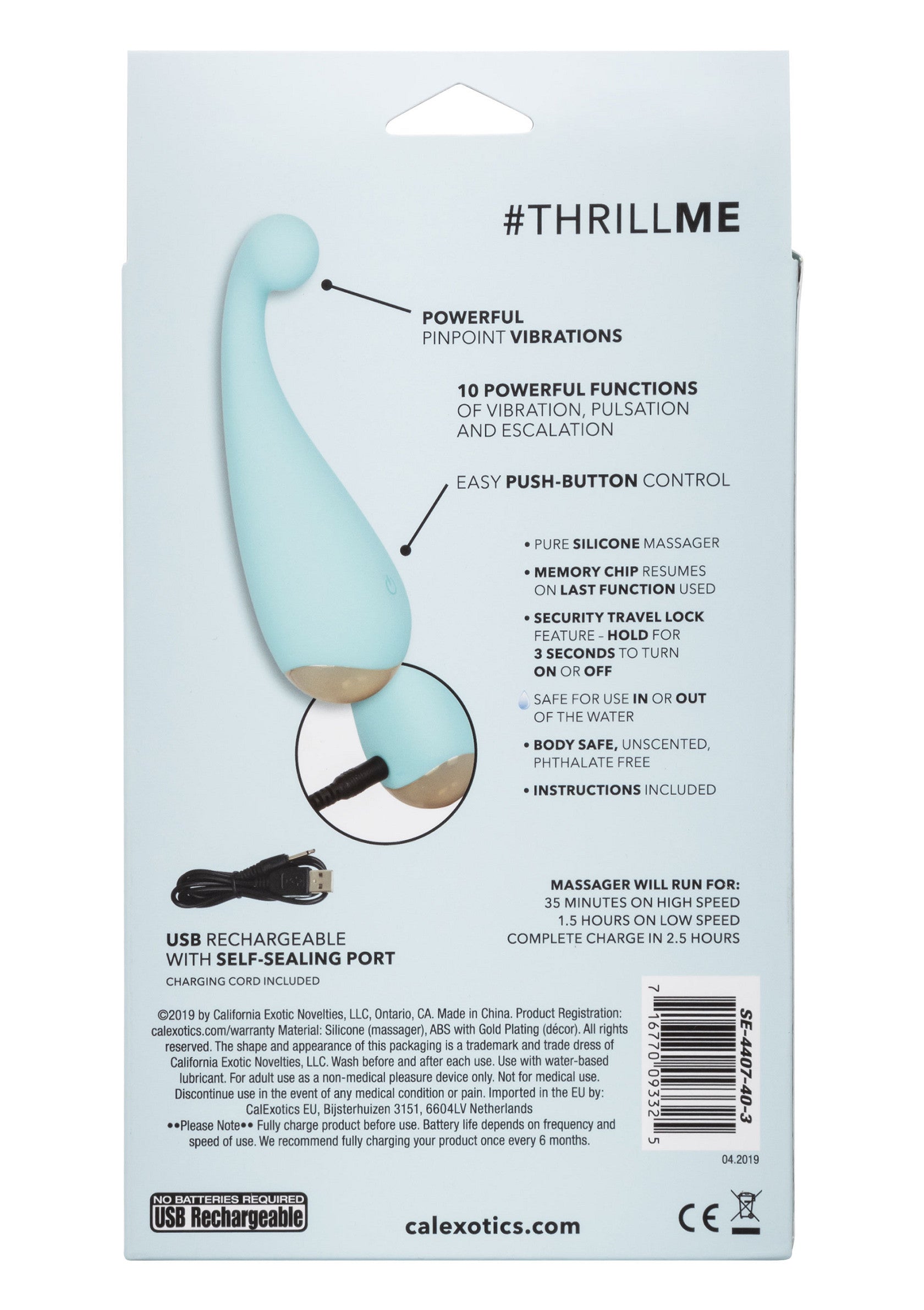 Stimulateur CalExotics Slay Thrill Me
