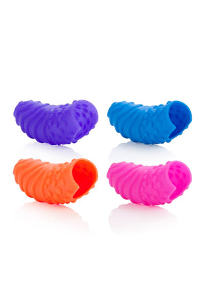 Stimulateur CalExotics Silicone Finger Swirls