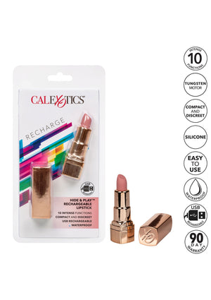 Stimulateur CalExotics Hide & Play Lipstick Rechargeable