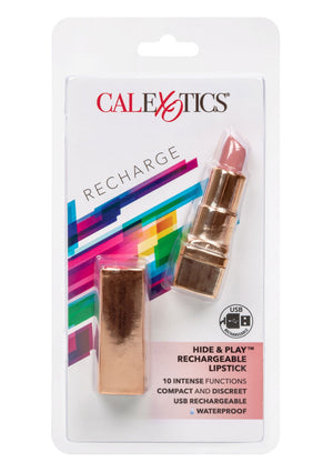 Stimulateur CalExotics Hide & Play Lipstick Rechargeable