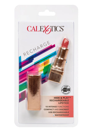 Stimulateur CalExotics Hide & Play Lipstick Rechargeable