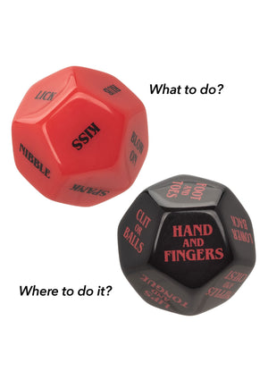 Jeu coquin CalExotics Roll Play - Naughty Dice Set