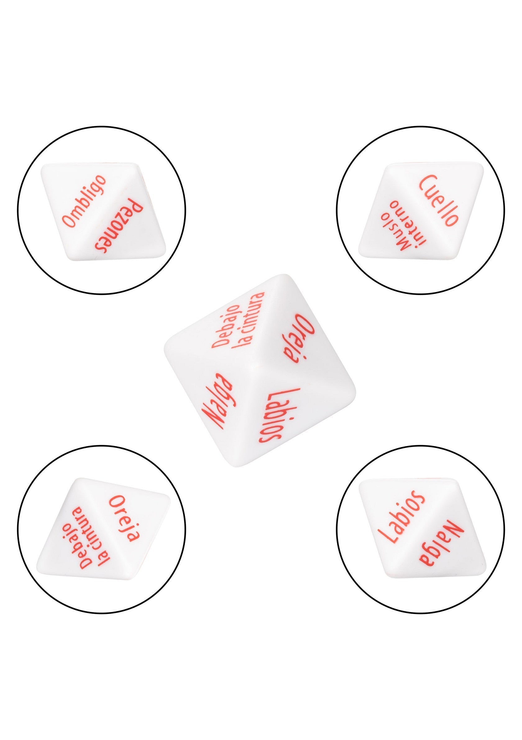 Jeu coquin CalExotics Tempt & Tease Dados - Spanish