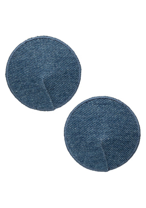 Accessoire BDSM CalExotics Ride Em Denim Round Pasties