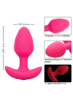 Jouet anal CalExotics Cheeky Glow Vibrating Plug S