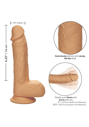 Dildo CalExotics Dual Density Silicone Stud 6.25 inch