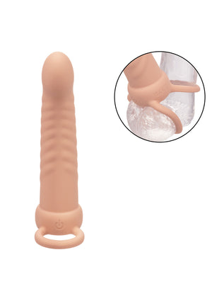 Performance masculine CalExotics Ribbed Dual Penetrator