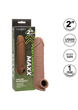 Performance masculine CalExotics Life-Like Extension 8 inch