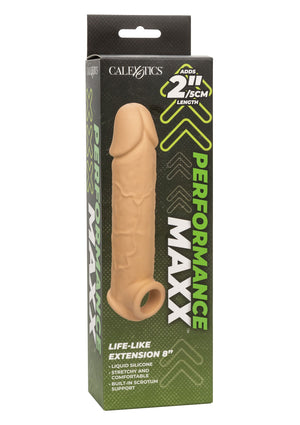Performance masculine CalExotics Life-Like Extension 8 inch