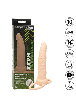 Gode-ceinture CalExotics Rechargeable Dual Penetrator