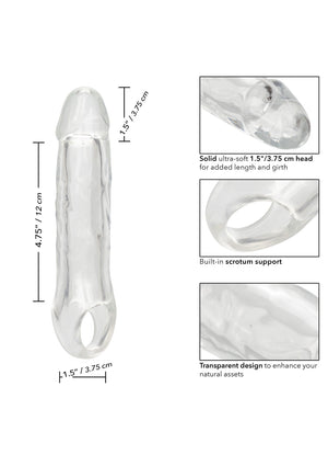 Performance masculine CalExotics Clear Extension 6.5 inch