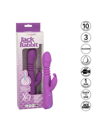 Vibromasseur CalExotics Elite Thrusting Rabbit