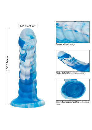Gode-ceinture CalExotics Twisted Ribbed Probe