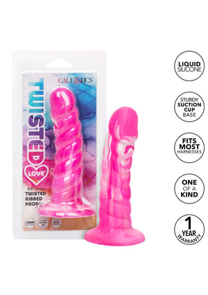 Gode-ceinture CalExotics Twisted Ribbed Probe