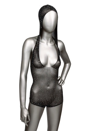 Lingerie CalExotics Hooded Deep V Bodysuit