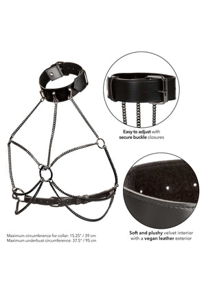 Accessoire BDSM CalExotics Chain Collar Harness
