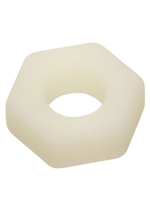 Performance masculine CalExotics Silicone Prolong Sexagon Ring