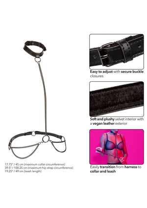 Accessoire BDSM CalExotics Chain Halter & Collar