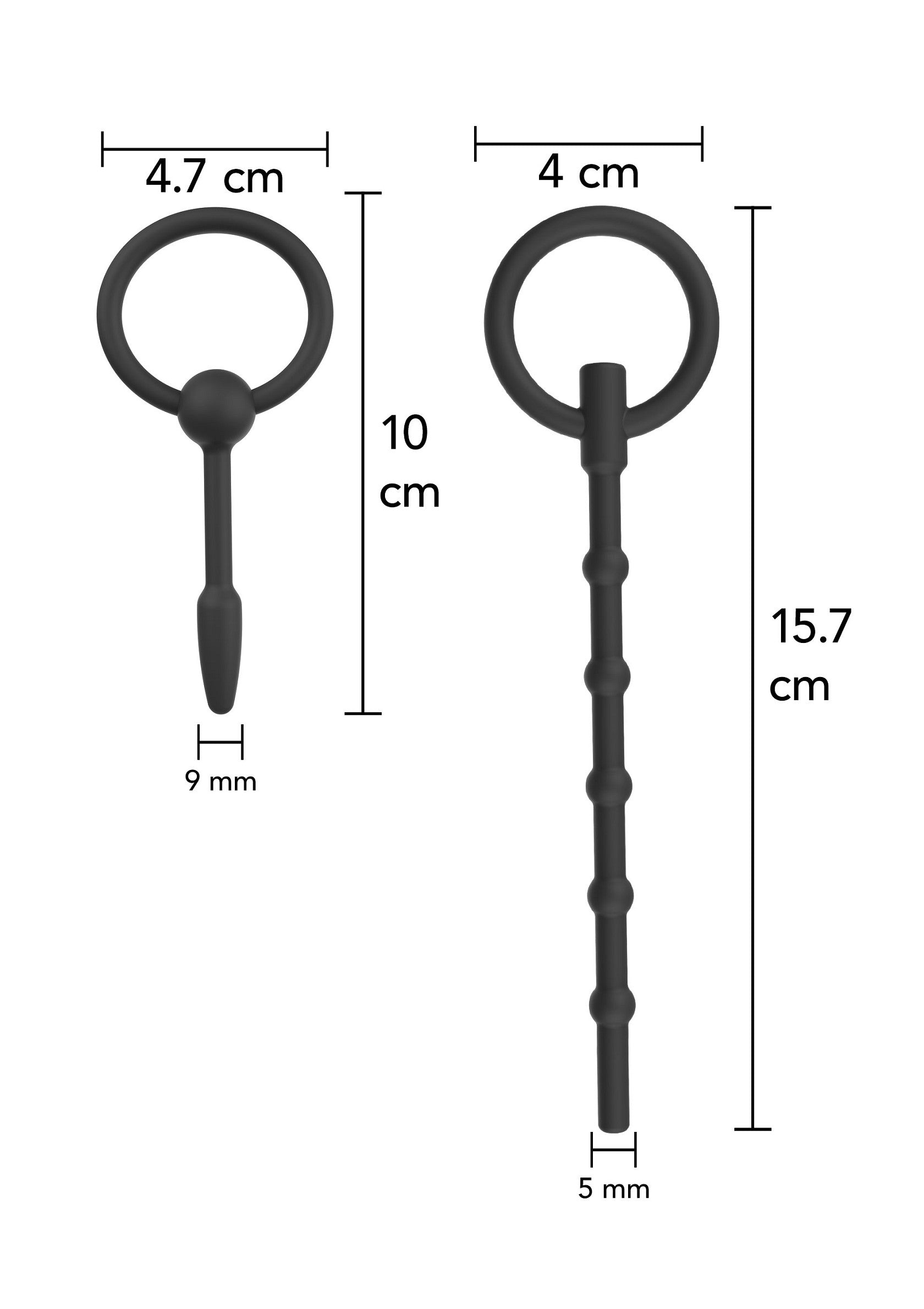 Accessoire BDSM Hidden Desire Penis Plug Set Advanced 2 pcs