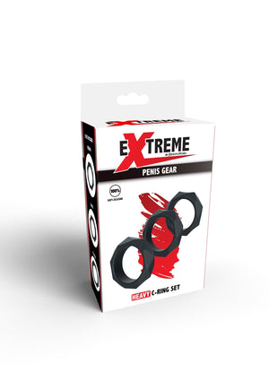 Performance masculine Hidden Desire Heavy C-Ring Set