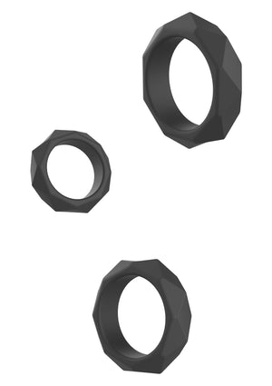 Performance masculine Hidden Desire Heavy C-Ring Set