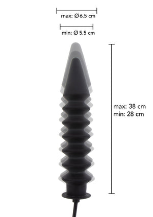 Jouet anal Hidden Desire Inflatable Ribbed Plug Expert