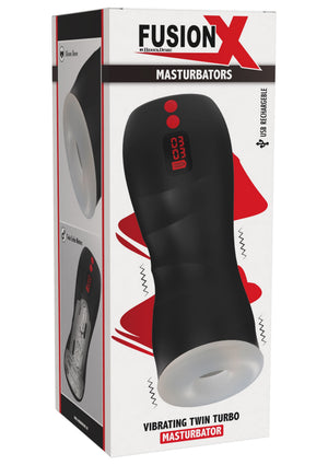 Masturbateur Hidden Desire Vibrating Twin Turbo Masturbator