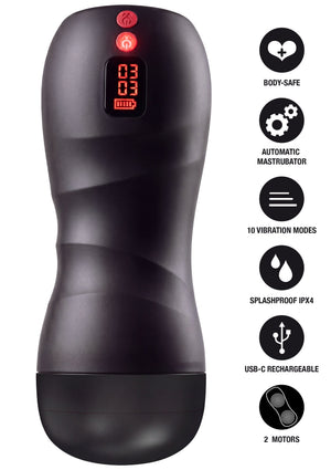 Masturbateur Hidden Desire Vibrating Twin Turbo Masturbator