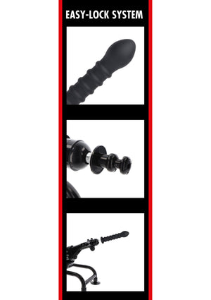 Accessoire Hidden Desire Ribbed Dong Easy-Lock 19 cm