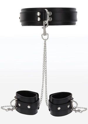 Accessoire BDSM Taboom Heavy Collar and Wrist Cuffs