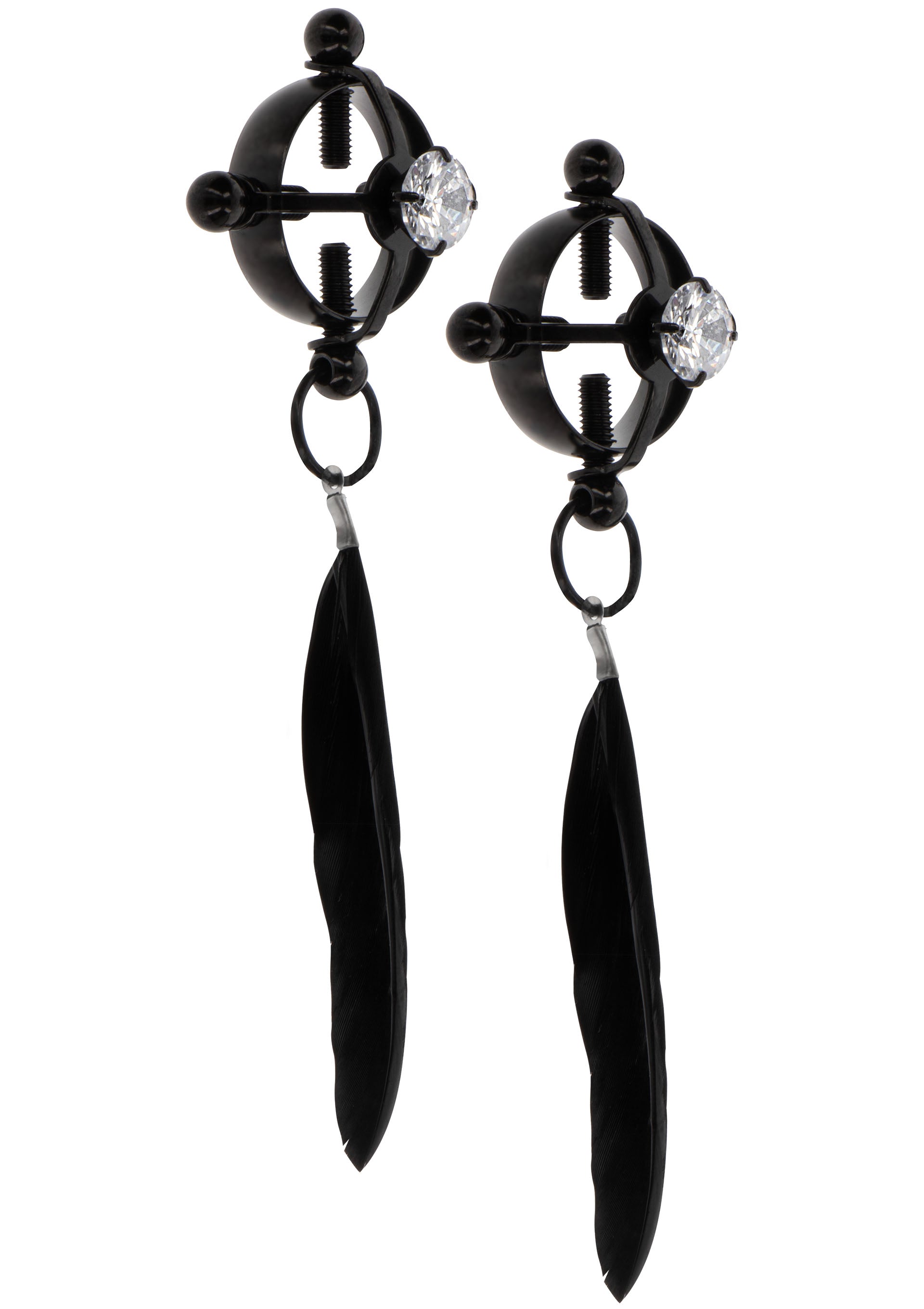 Accessoire BDSM Taboom Velvet Feather Clamps