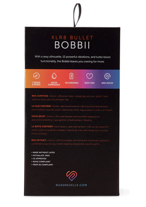 Stimulateur Nu Sensuelle Bobbii XLR8 Bullet