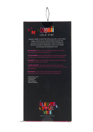 Vibromasseur Nu Sensuelle Lola Flexible Warming Vibrator