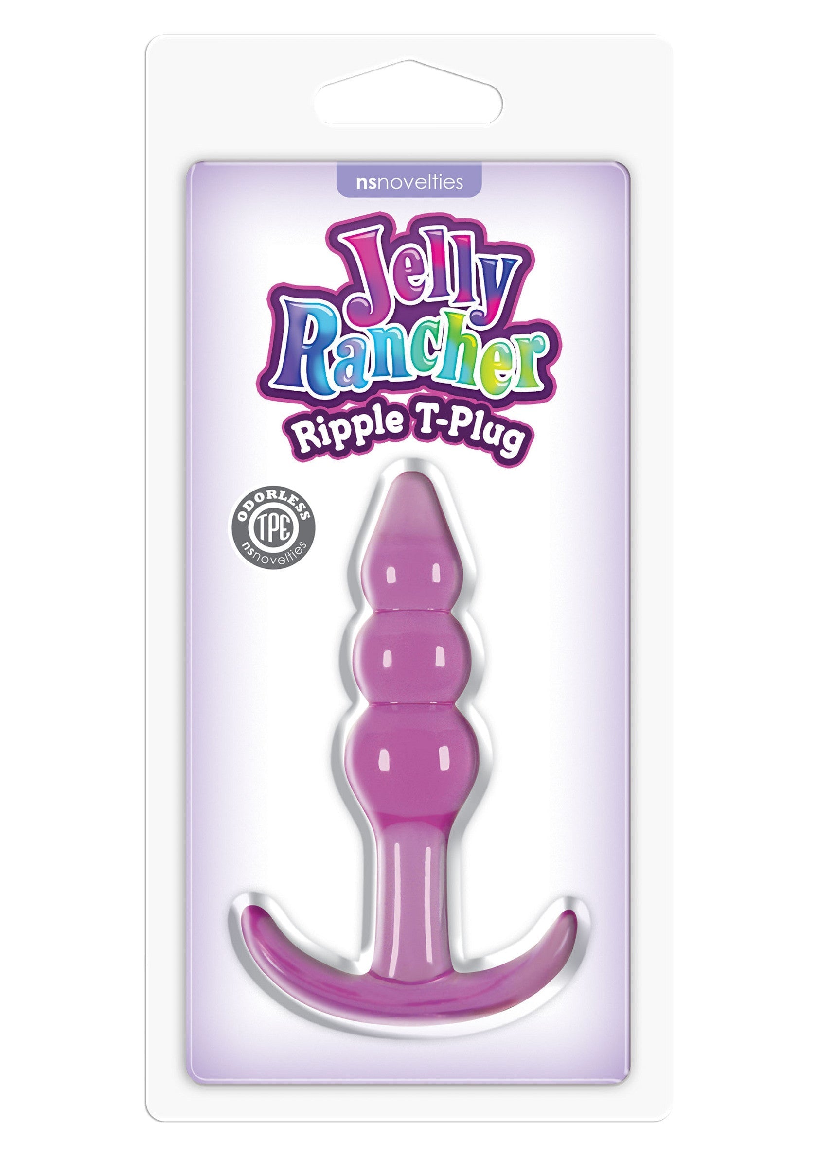 Jouet anal NS Novelties Jelly Rancher T-Plug Ripple