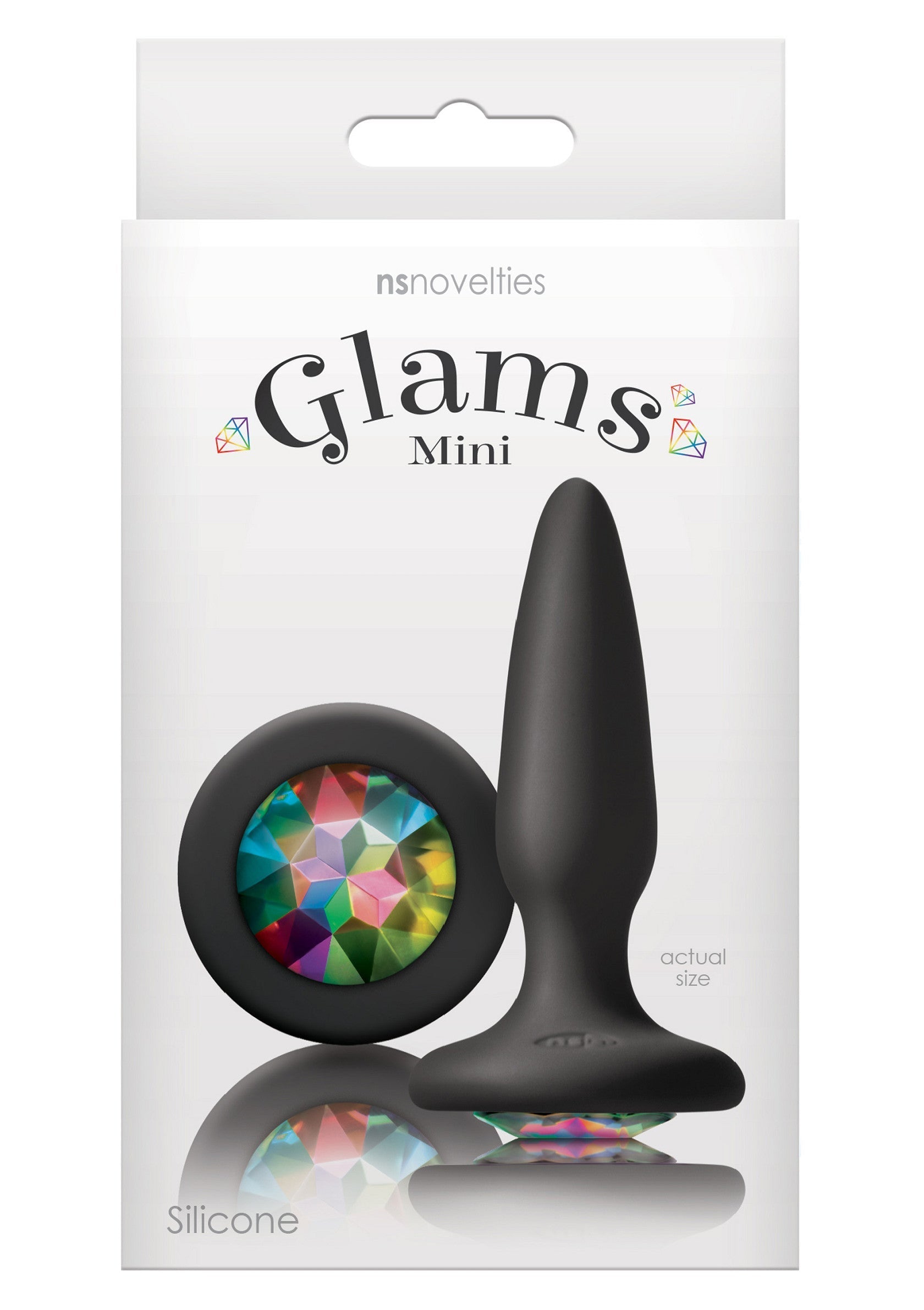 Jouet anal NS Novelties Glams Mini Rainbow Gem