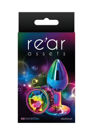 Jouet anal NS Novelties Rear Assets Mulitcolor S