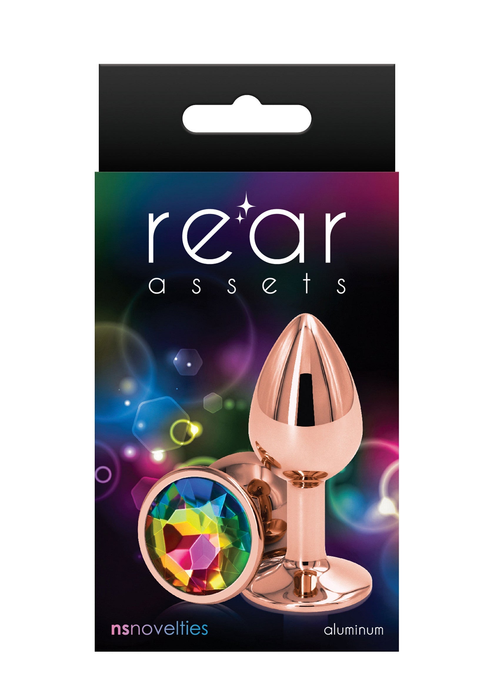 Jouet anal NS Novelties Rear Assets Rose Gold S