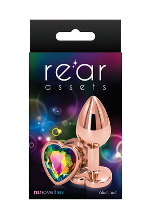 Jouet anal NS Novelties Rear Assets Rose Gold Heart S