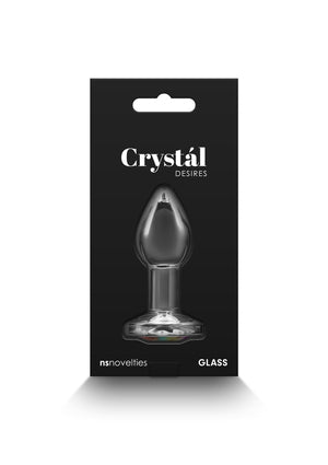 Jouet anal NS Novelties Crystal Desires Rainbow Gem Small