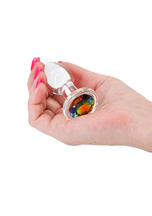 Jouet anal NS Novelties Crystal Desires Rainbow Gem Small