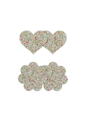 Accessoire BDSM NS Novelties Pasties Heart & Flower 2 Pair
