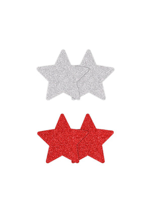 Accessoire BDSM NS Novelties Pasties Glitter Stars 2 Pair