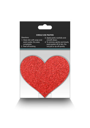 Accessoire BDSM NS Novelties Pasties Glitter Hearts 2 Pair