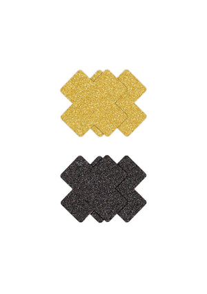 Accessoire BDSM NS Novelties Pasties Glitter Cross 2 Pair