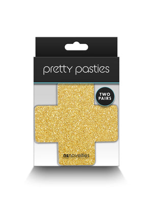 Accessoire BDSM NS Novelties Pasties Glitter Cross 2 Pair