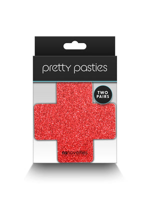 Accessoire BDSM NS Novelties Pasties Glitter Cross 2 Pair