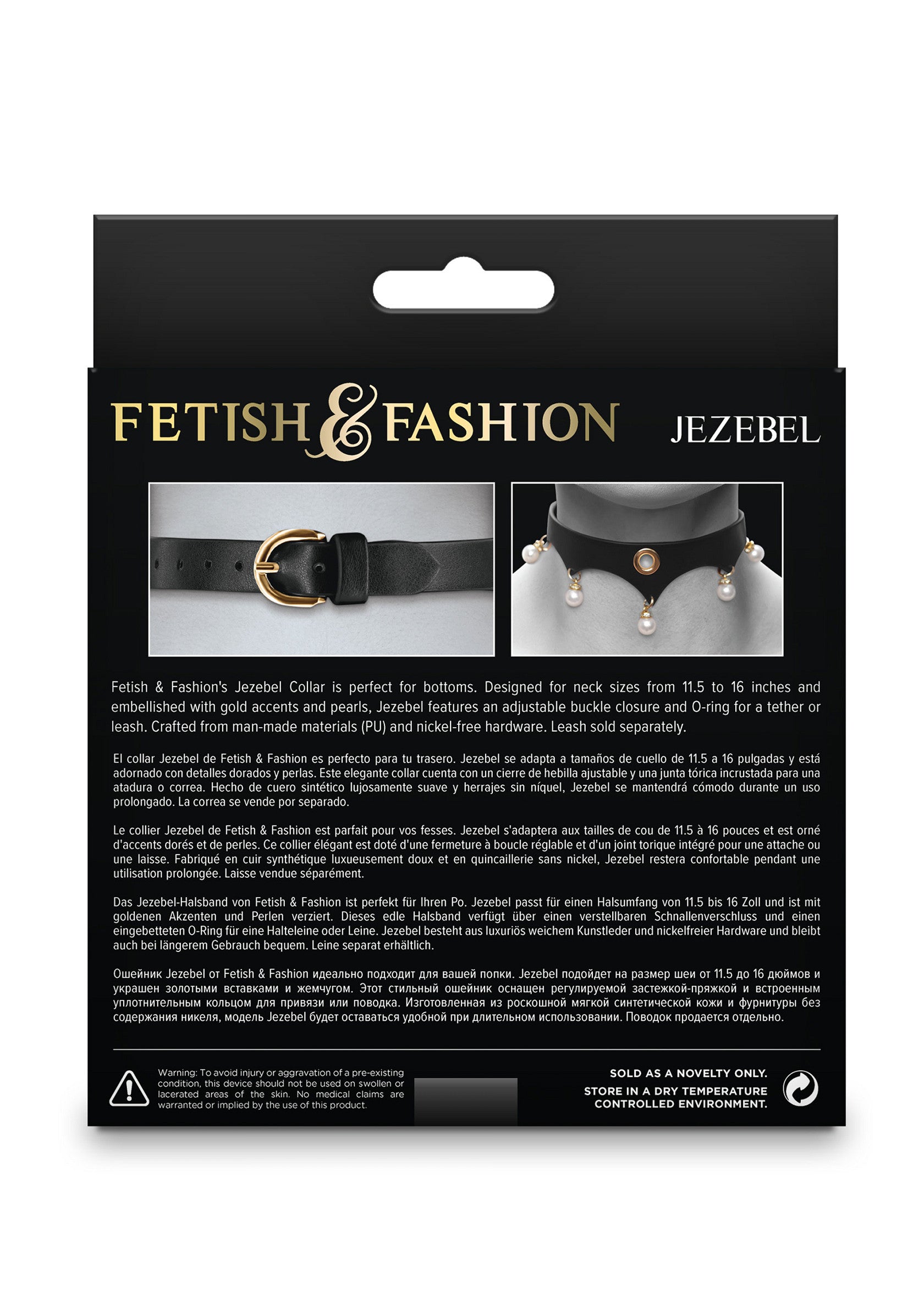 Accessoire BDSM NS Novelties Jezebel Collar