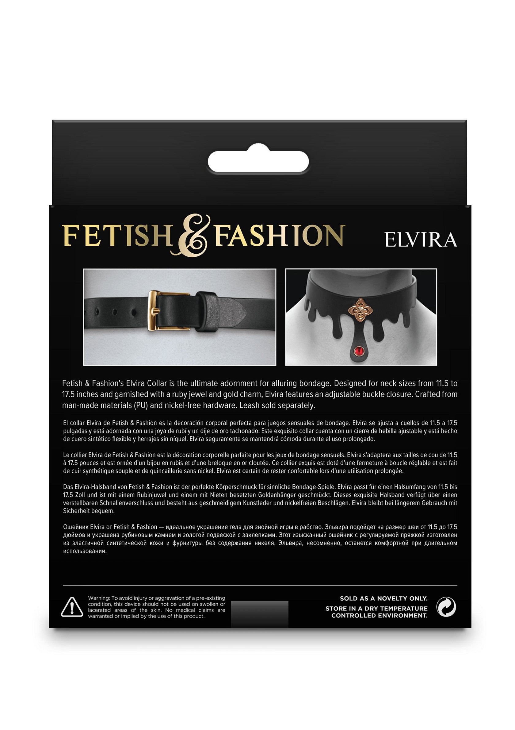 Accessoire BDSM NS Novelties Elvira Collar